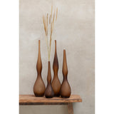 Lot de 3 vases Yoko en verre marron - vue 2