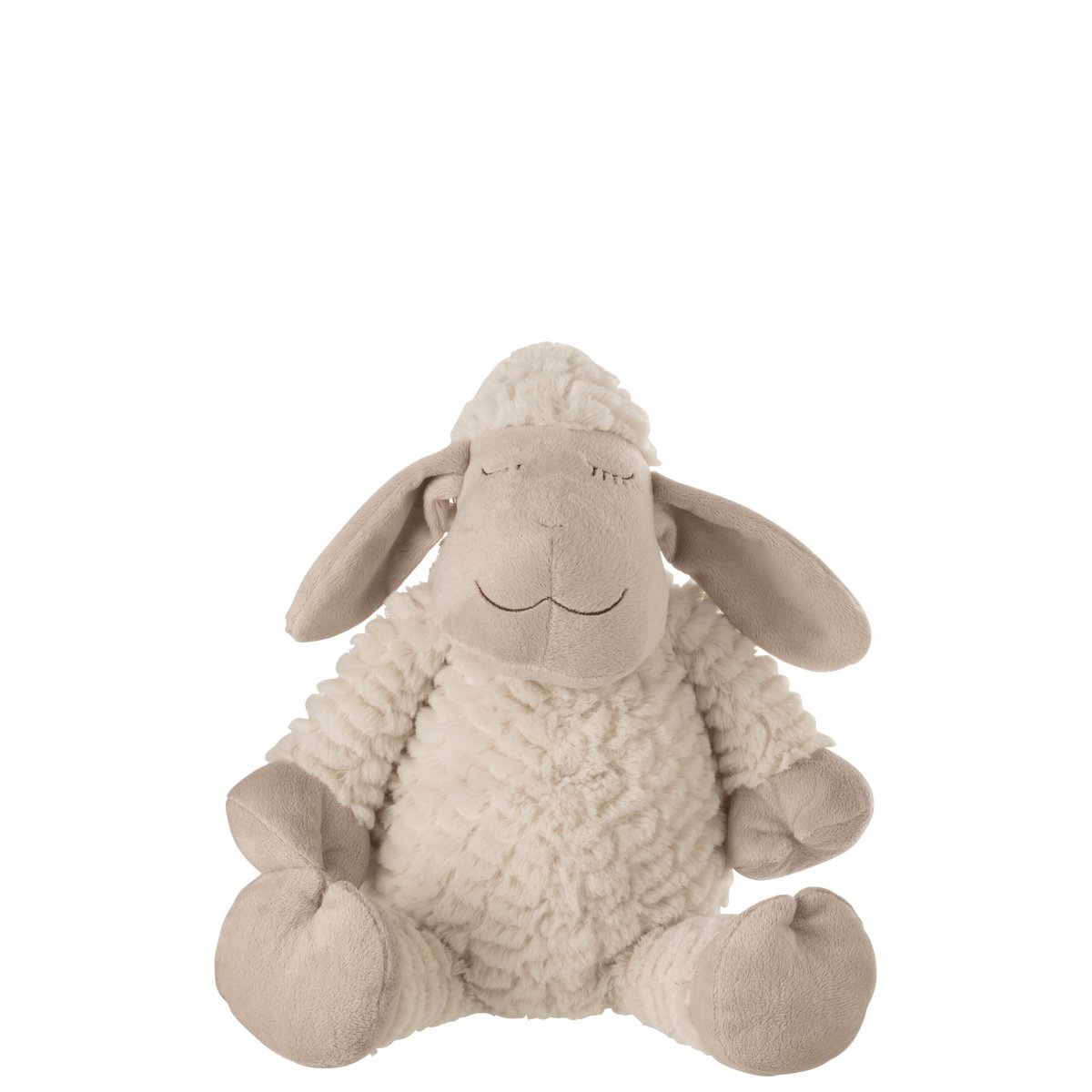 Mouton Peluche J-Line en coton, détail du design élégant