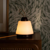 Lampe rechargeable Liv marron foncé