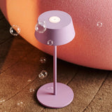 Lampe de table rechargeable Hugo Violet Lila