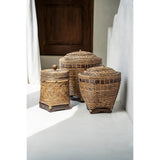 Le Panier de Rangement Colonial - Brun Naturel - M
