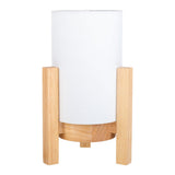 Lampe Madita en blanc et nature, vue de face
