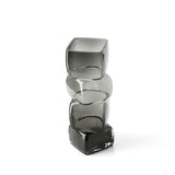 Le Vase Cubes - Gris Foncé - L
