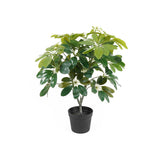 Plante Artificielle Schefflera de Present Time, feuillage vert réaliste
