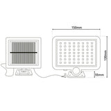 2 Set LED LED SOLAR EXTÉRIEUR LAMPE MURS "PEPE", pour l'extérieur, lampe murale - Plastique en noir, avec LED intégrée - Lumières murales à l'extérieur
