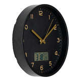 Détail de l'écran LCD de l'Horloge Murale Amiens affichant l'heure et la date.