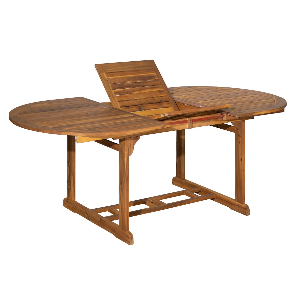 Table de jardin extensible en position 200 cm