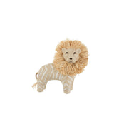 Figurine lion J-Line, mise en scène dans un salon élégant