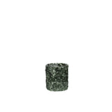 Bougeoir J-Line Sequin Sucre vert foncé, vue de face