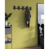 Gorillz Incision - Porte-manteau - Porte-manteau mural - 10 Crochets pour porte-manteau - Métal - Noir