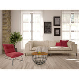 Table d'appoint table basse durable table de salon rond lexington Ø 55 cm cadre en métal solide