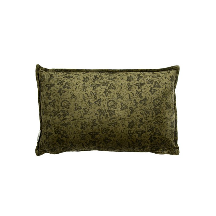 Coussin velours Sonia mousse 50x30