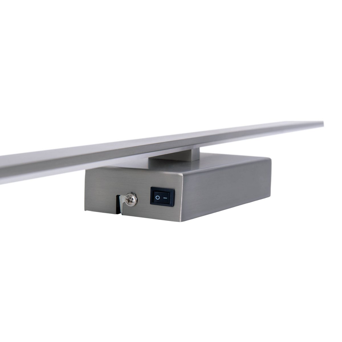 Lampe murale LED Trevor en Nickel Matt, design moderne et épuré