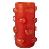 Détail du vase Aruna J-Line, finition brillante et couleur vibrante