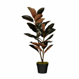 Plante artificielle Plante à caoutchouc Rouge