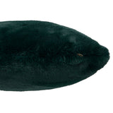 Coussin décoratif J-Line en polyester vert foncé, vue de face