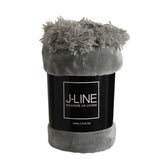 Texture douce du plaid J-Line en polyester