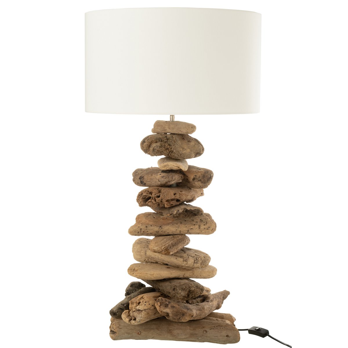 Vue latérale du lampadaire J-Line, design élégant et moderne