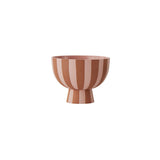 Mini bol Toppu en céramique caramel et rose, design élégant et moderne