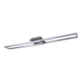 Lampe à plafond CCT LED + "BANTY" RVB-Backlight avec de nombreuses fonctions, 115 cm de long, y compris la télécommande