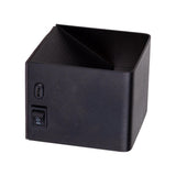 Cordy Wall Light "cube" magnétiquement, env. 10 x 10 cm, en métal noir, avec capteur de mouvement
