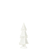Arbre de Noël J-Line Rek en métal blanc - vue de face