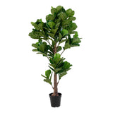 Arbre à feuilles de violon artificiel avec feuillage vert luxuriant