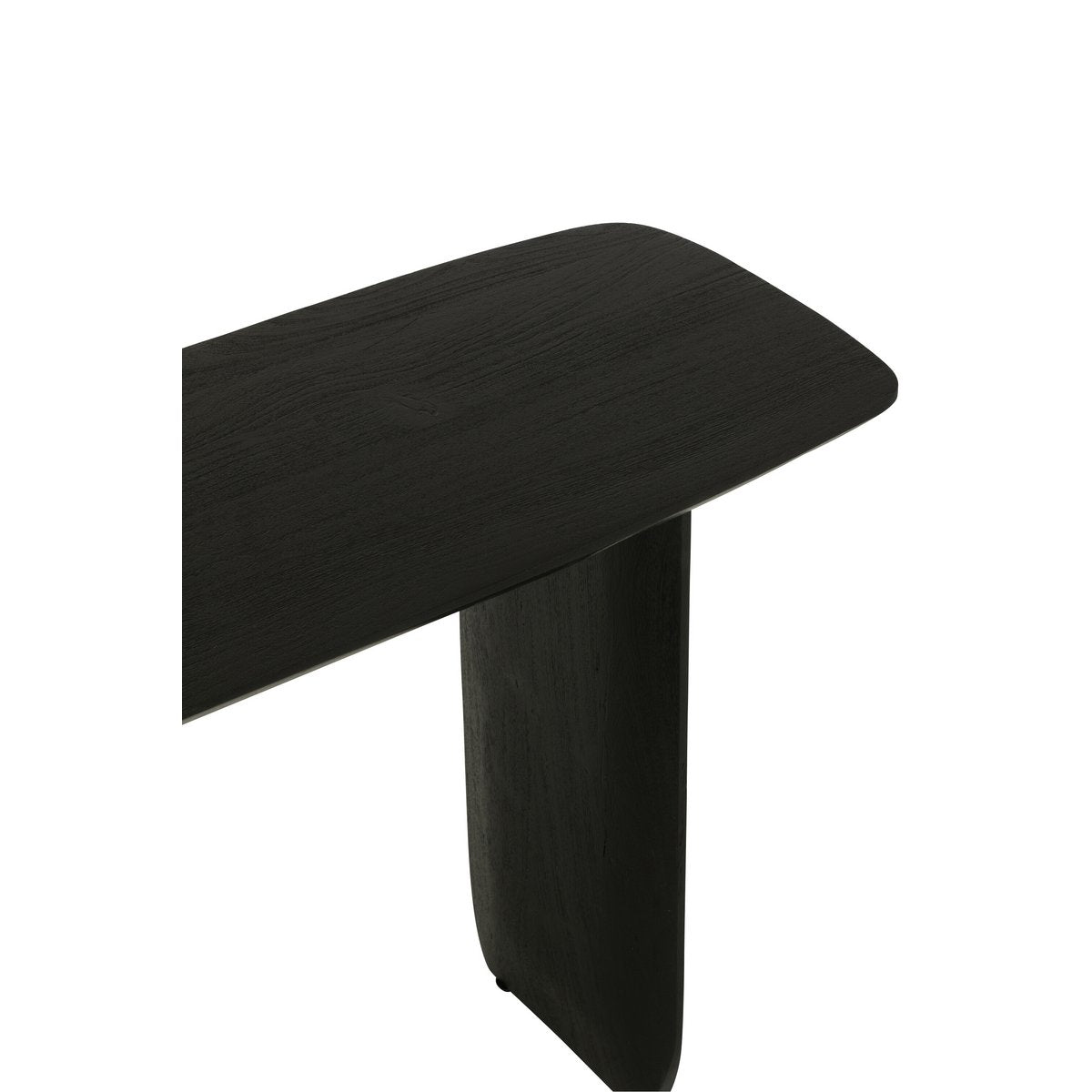 Console J-Line en bois d'acacia noir vue de profil