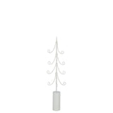Arbre décoratif J-Line avec lumières LED allumées - ambiance festive