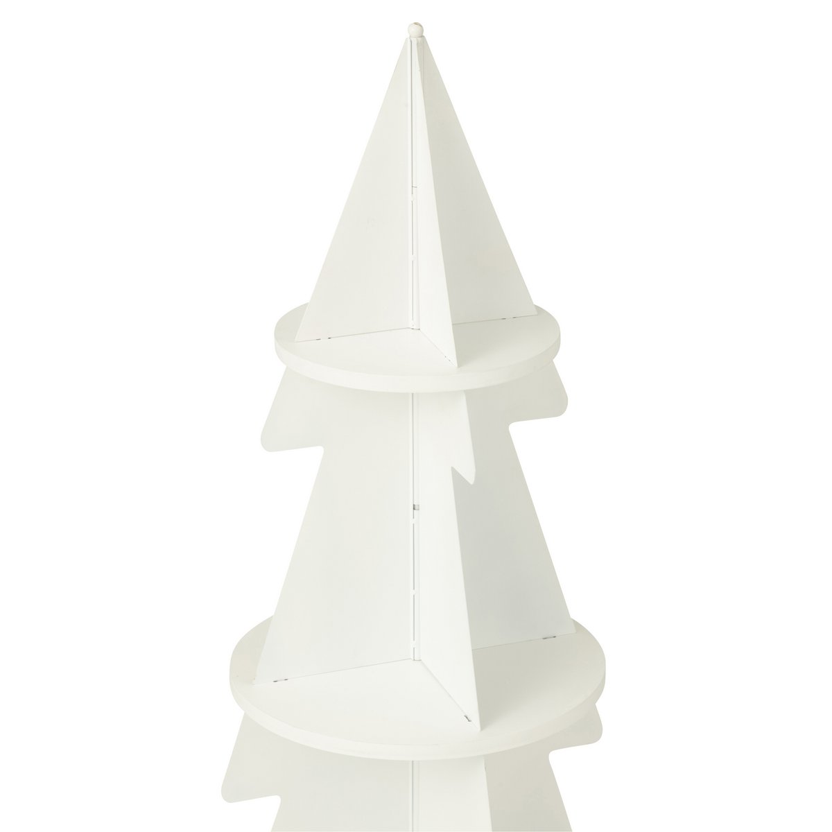 Arbre de Noël J-Line Rek en métal blanc - taille et dimensions