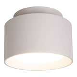 Détail du spot LED D: "Trimes" blanc, éclairage doux et élégant
