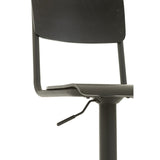 Chaise de bar J-Line, vue latérale montrant les pieds en métal