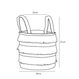 Ensemble de paniers de rangement Marron