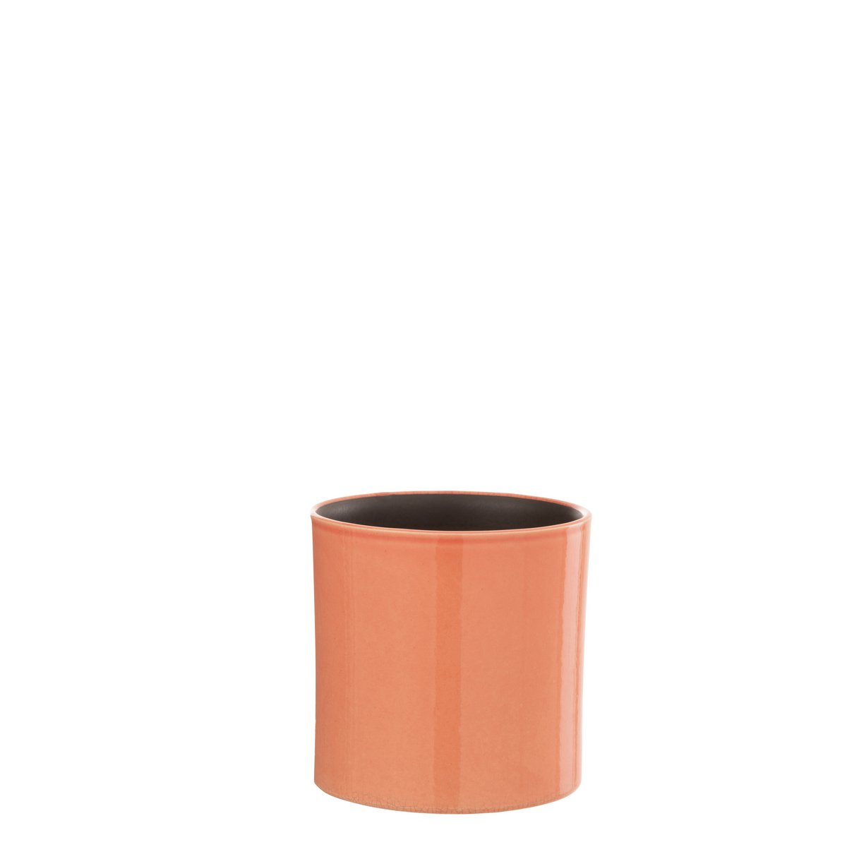 Pot de fleurs J-Line en céramique rose, diamètre 14,5 cm, design moderne