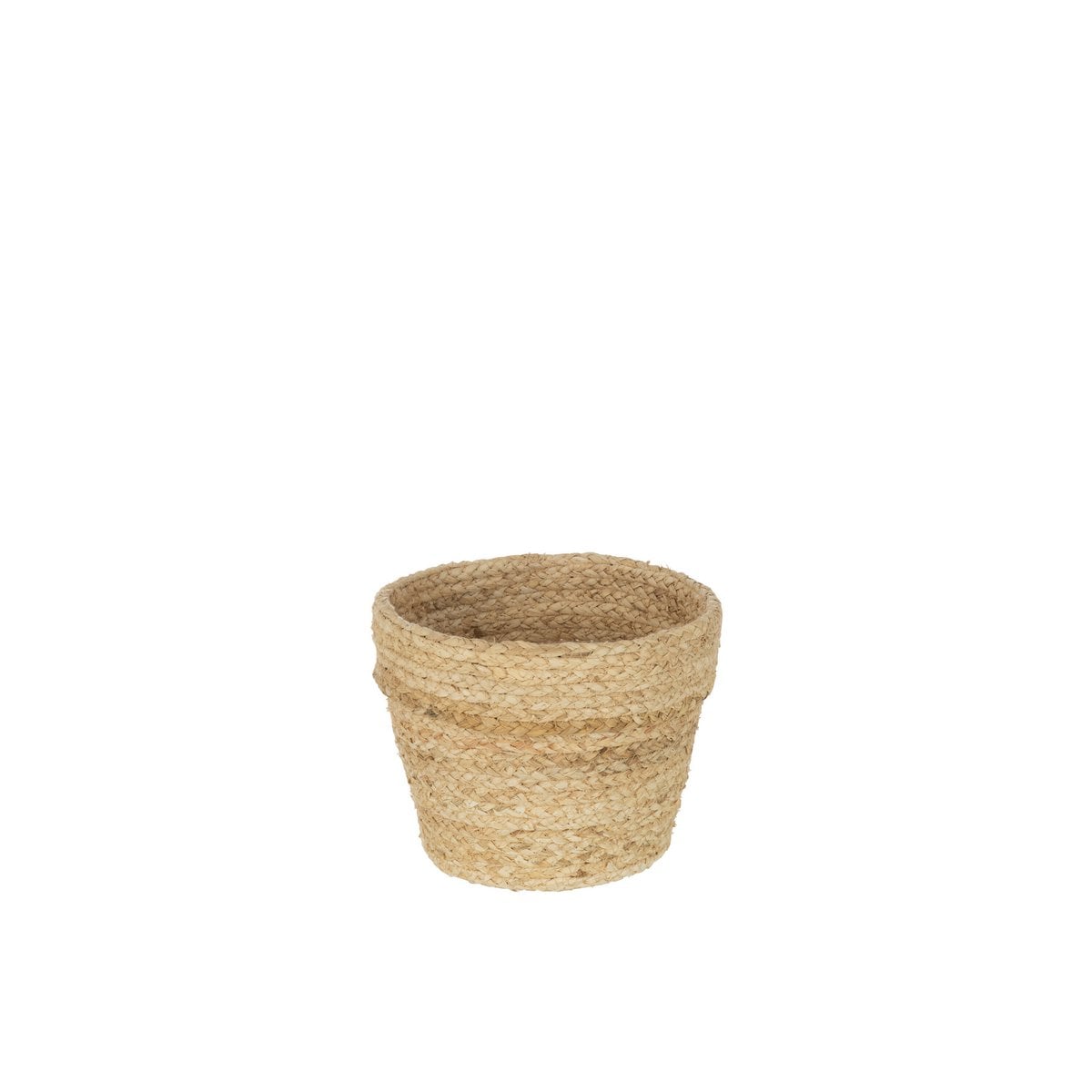 Panier Rond J-Line en Maïs Naturel, élégant et pratique pour votre décoration intérieure