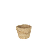 Panier Rond J-Line en Maïs Naturel, élégant et pratique pour votre décoration intérieure
