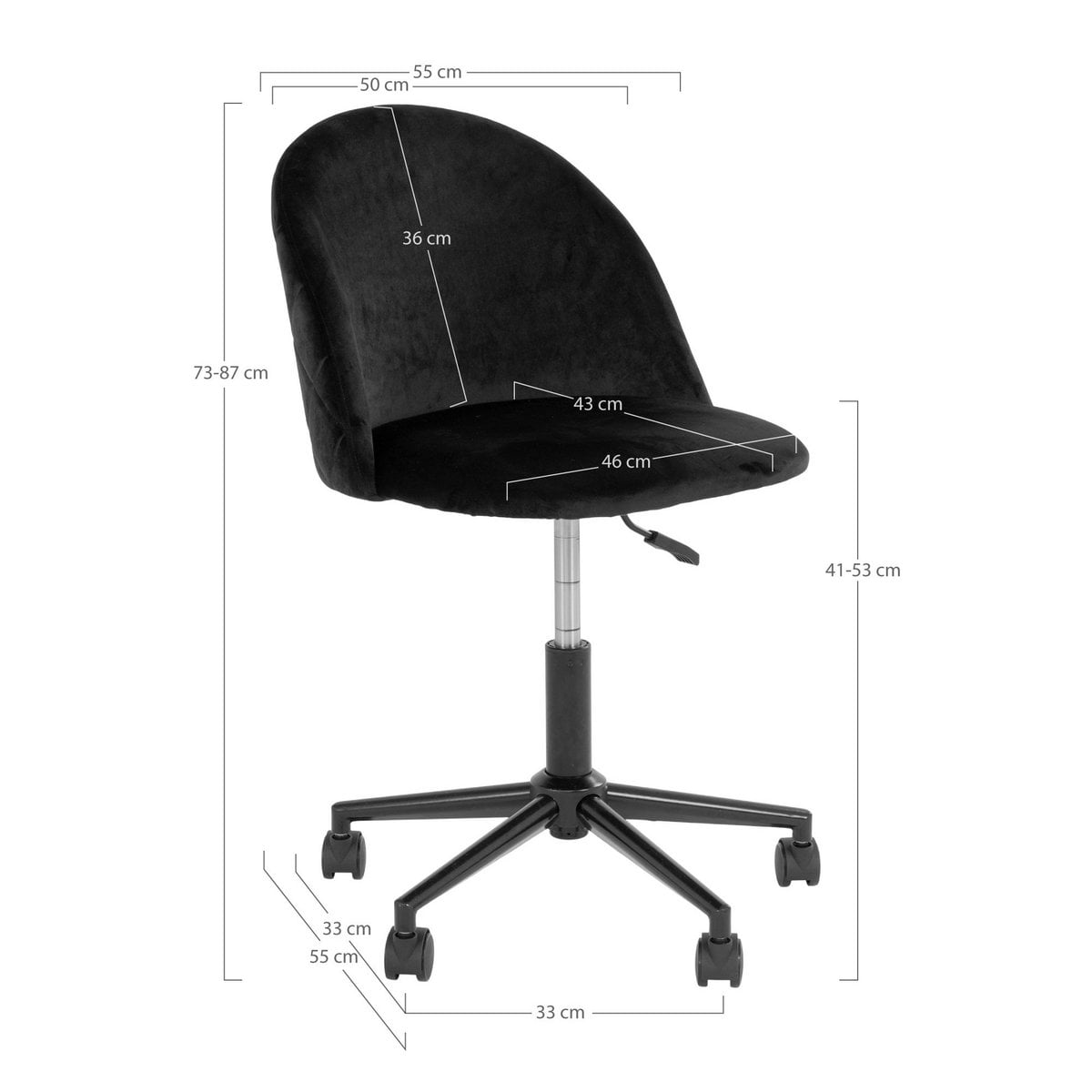 Chaise Geneve dans un bureau moderne