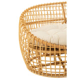 Coussins blancs du canapé J-Line Lise - confort et style