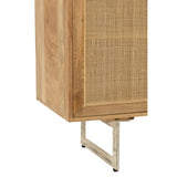 Buffet J-Line en rotin et bois de manguier - naturel