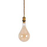 Lampe décorative "Ontario" MetalBaldachin "Ontario" fait de métal en alt et jute, version E27, éclairage pour le salon ou le bureau.