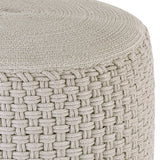 Selles mérinos pouf extérieur Ø40 H45cm Seat Pouf peut être rempli