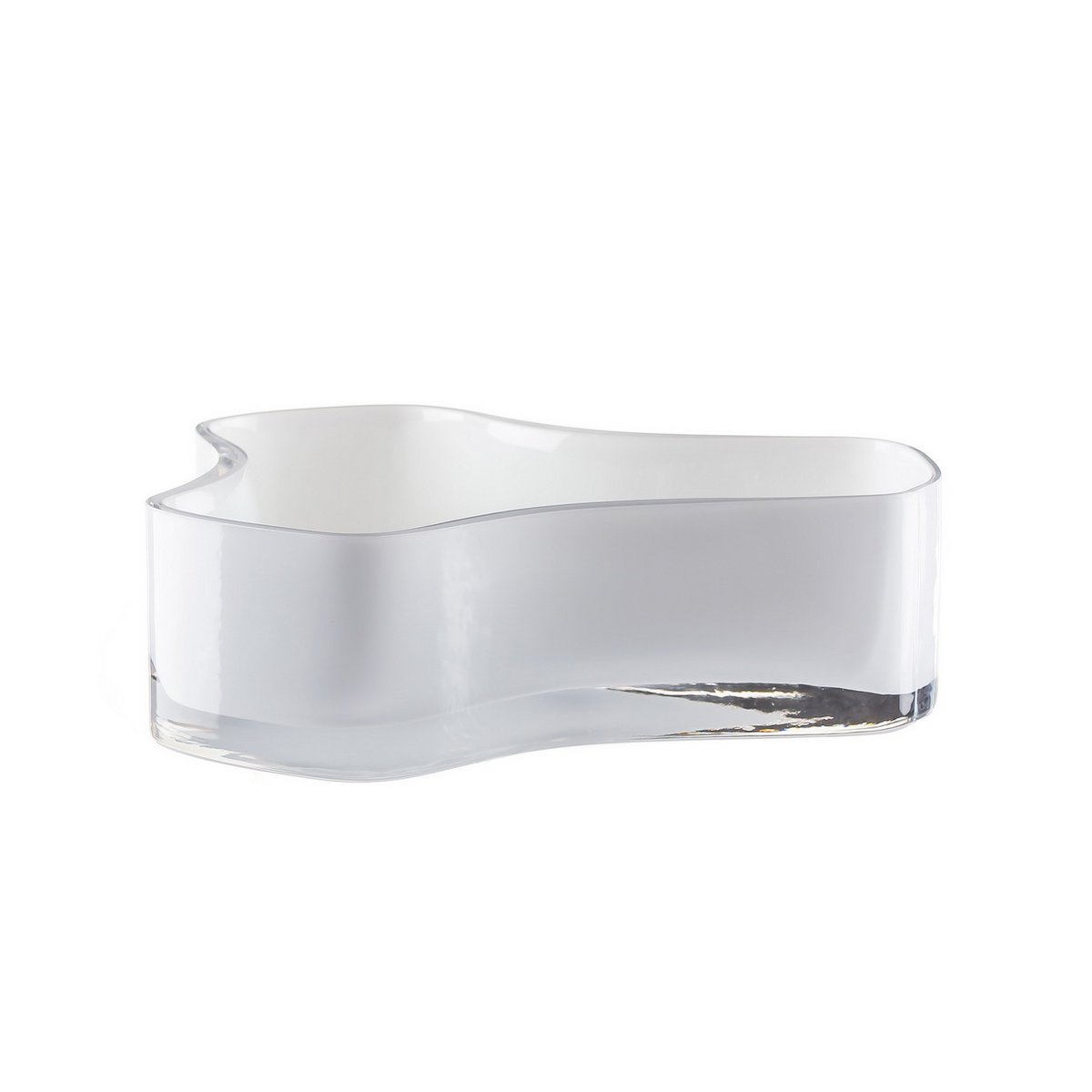 Nouveau grand bol ou assiette au design moderne, inspiré de CORAL et Aalto, COR08WH