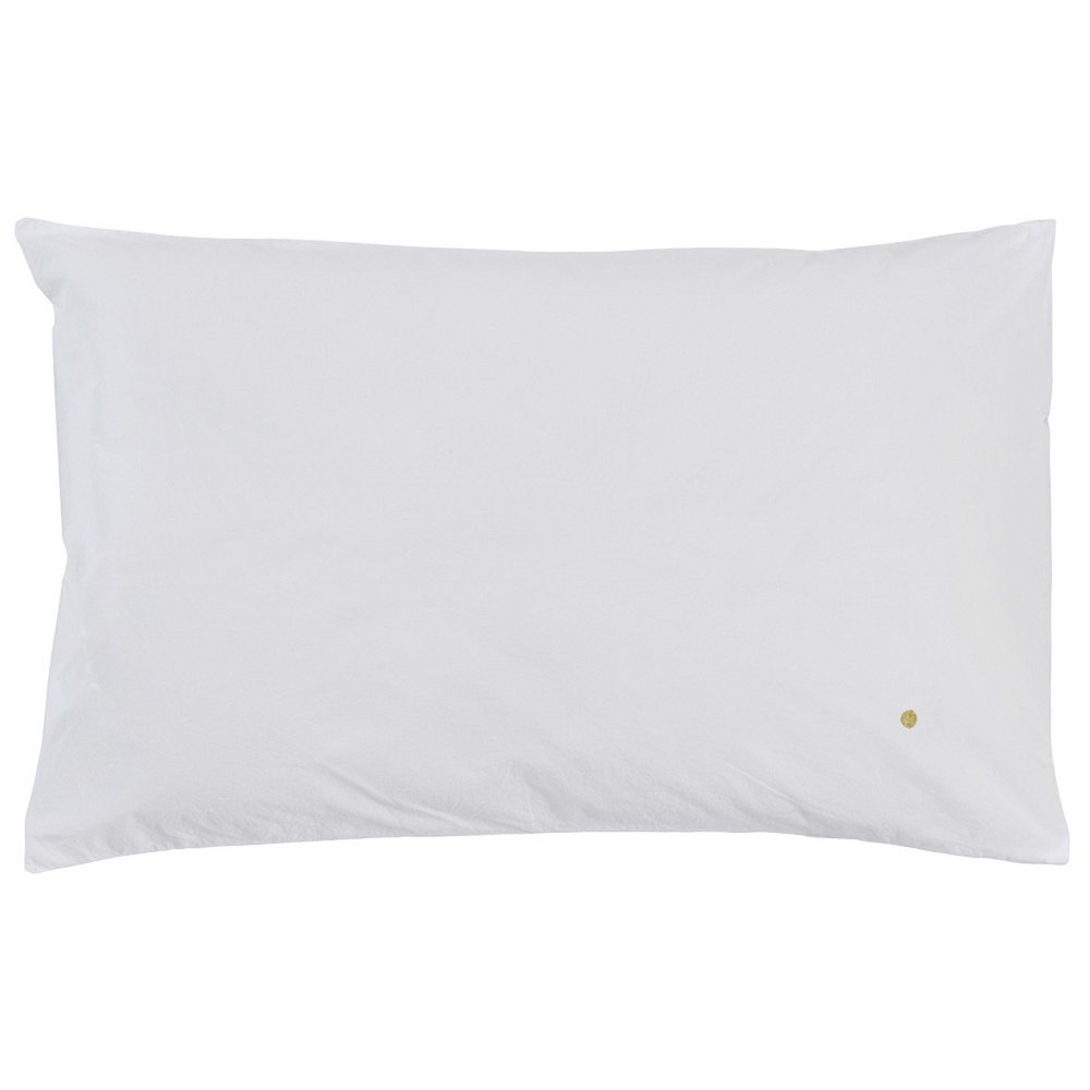 Taie d'oreiller Céleste Milk 80 x 50 - Élégante et douce en coton