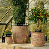 Pot de fleurs extérieur Cancun Beige