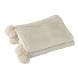 Détail du tissu en polyester du plaid Pompon J-Line