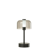 Détail de la lampe J-Line Woa, finition métal noir