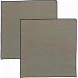 Serviette de table recyclée Grace Ombre 40 x 40