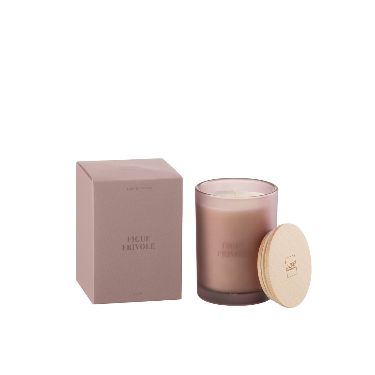 Bougie Figue Frivole en situation sur une table moderne