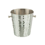Détail du seau à glace J-Line, inox poli, parfait pour vos soirées