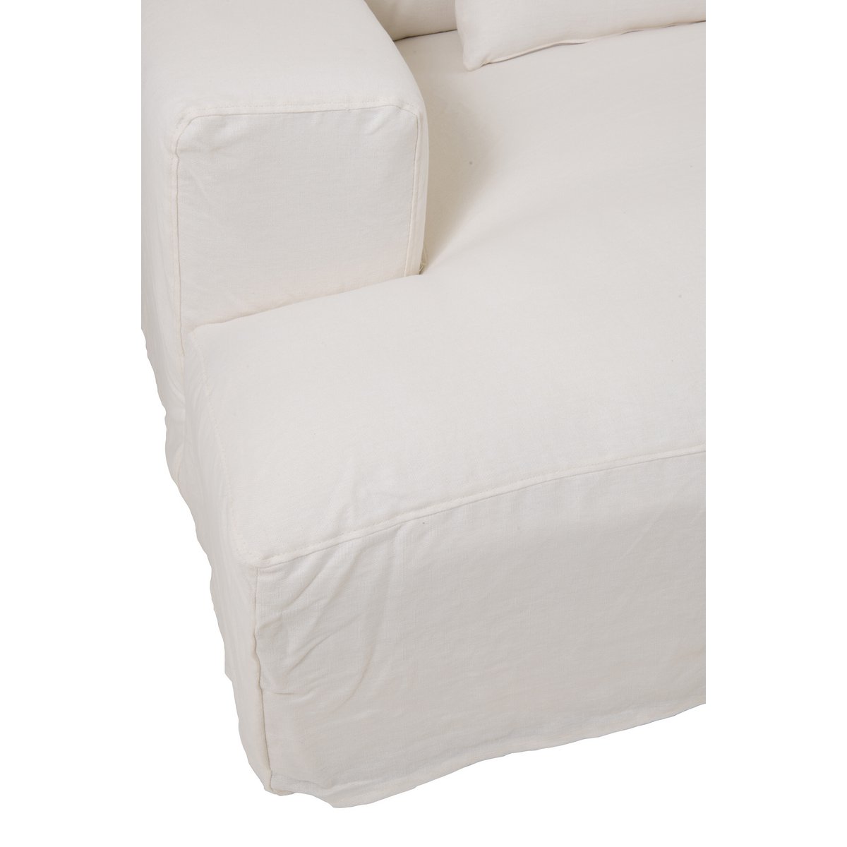 Vue latérale de la housse de canapé J-Line XXL